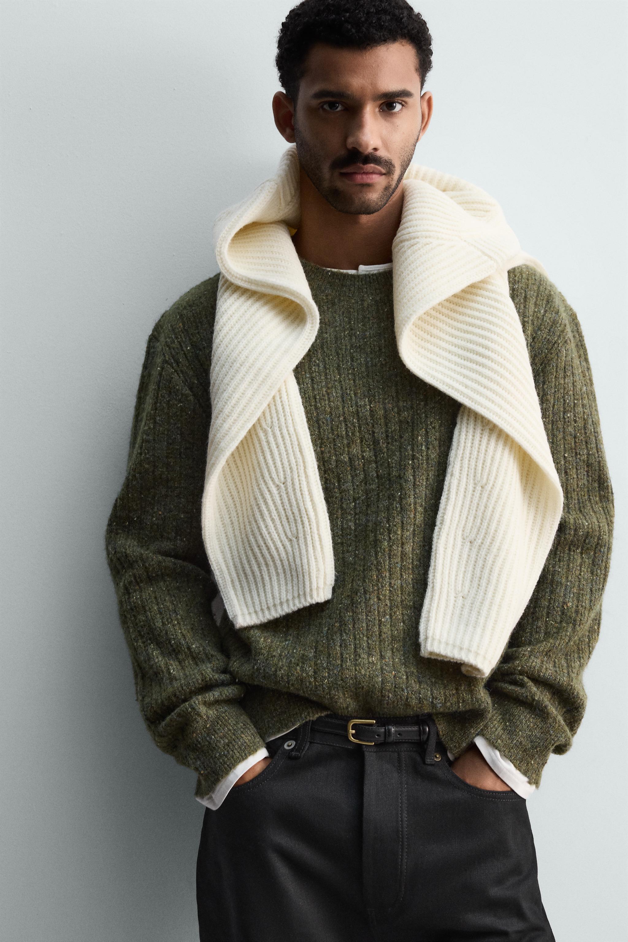 RIBBED BUTTONED JUMPER